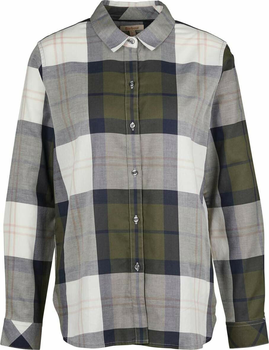 Barbour Moorland Shirt Womens Olive Check