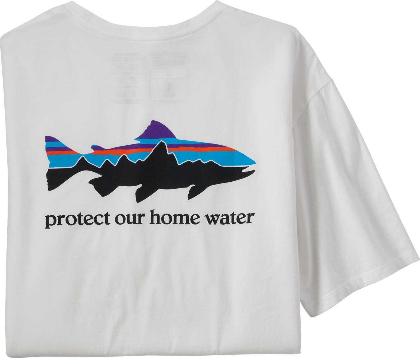 Patagonia Home Water Trout Organic T-Shirt Mens White