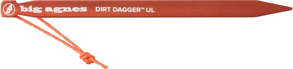 Big Agnes Dirt Dagger UL 15cm 6kpl Orange