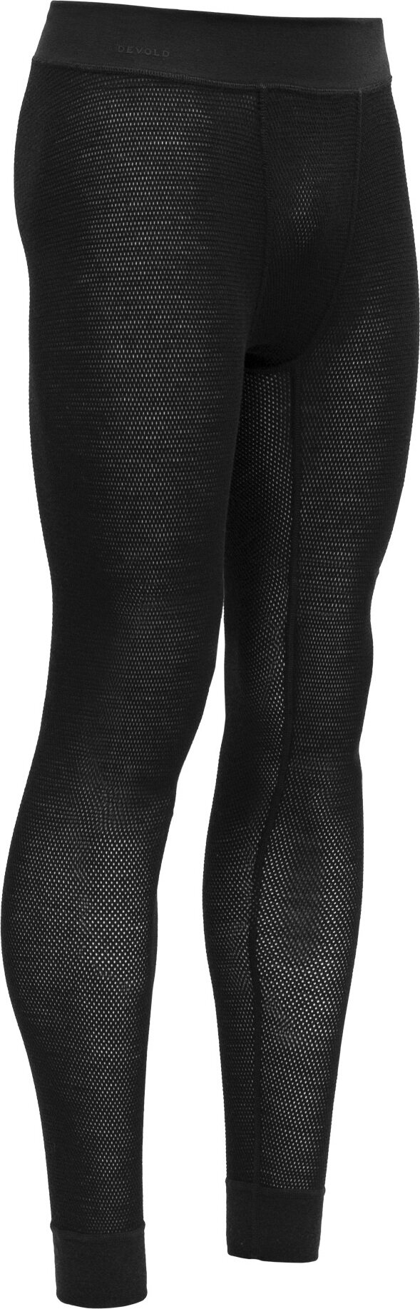 Devold Wool Mesh Long Johns Mens Caviar (black)
