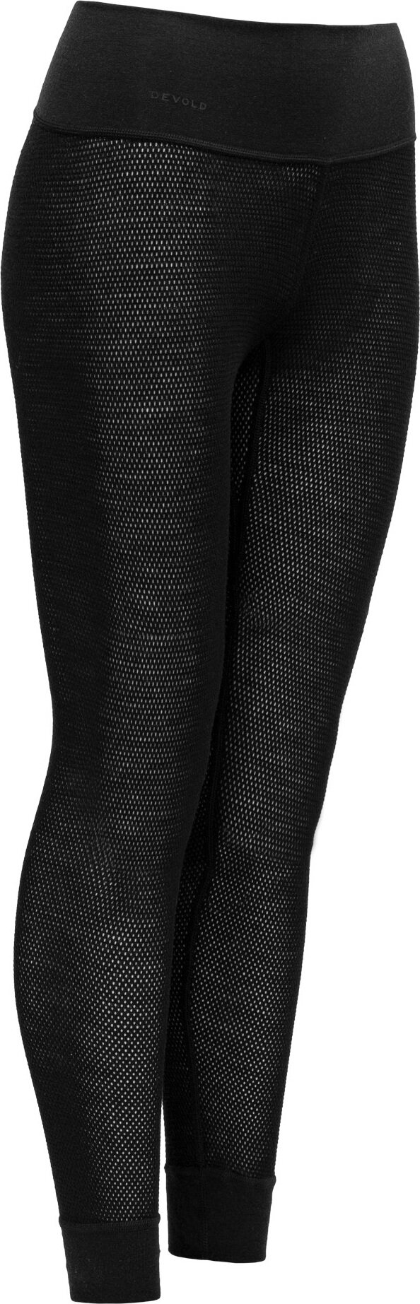 Devold Wool Mesh Woman Long Johns Caviar (black)