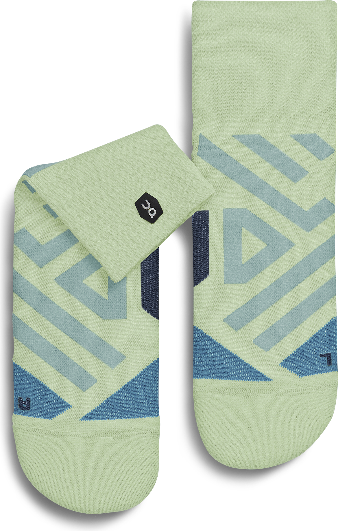 On Performance Mid Sock Womens Meadow/Niagara