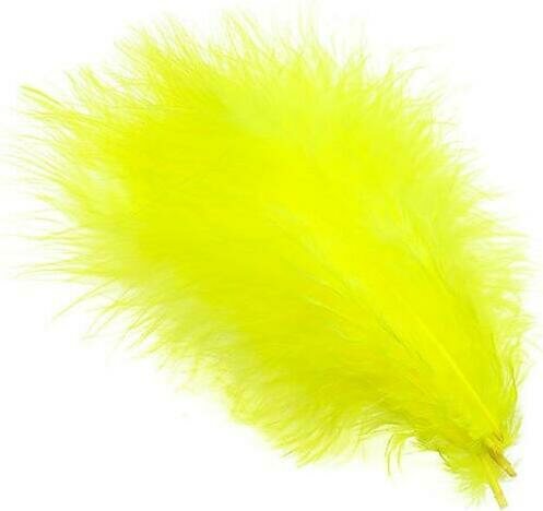 Wapsi Marabou Selected Plumes Fluo Yellow
