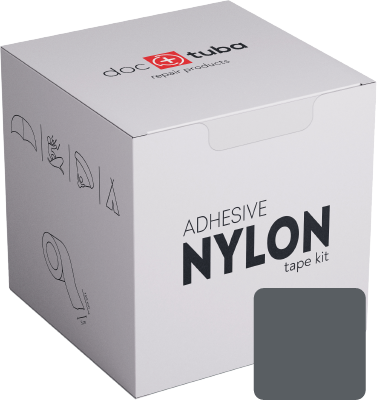 Dr.Tuba Nylon Ripstop Tape Kit (145cm x 5cm) Harmaa