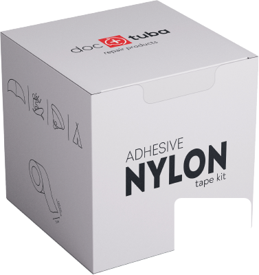 Dr.Tuba Nylon Ripstop Tape Kit (150cm x 5cm) White (Semi-Transparent)