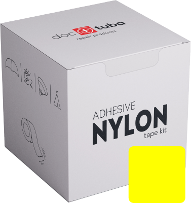 Dr.Tuba Nylon Ripstop Tape Kit (145cm x 5cm) Keltainen