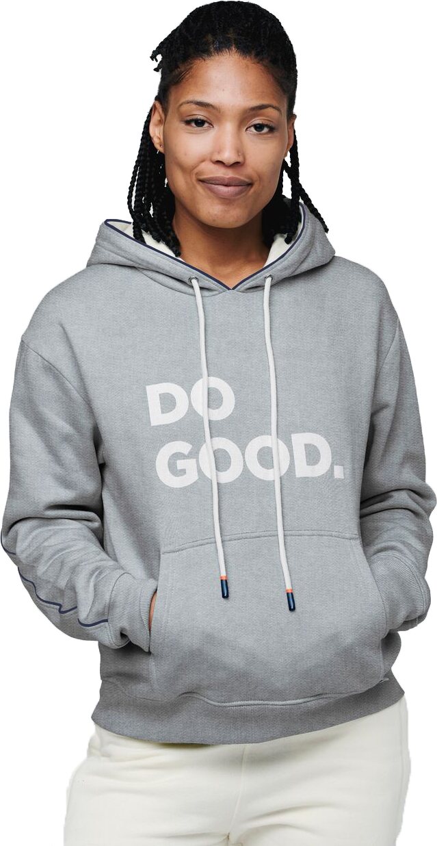 Cotopaxi Do Good Pullover Hoodie Womens Heather Grey