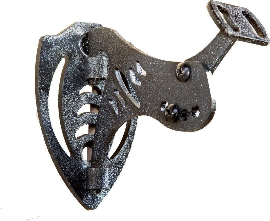 Skull Hooker Bone Bracket Musta