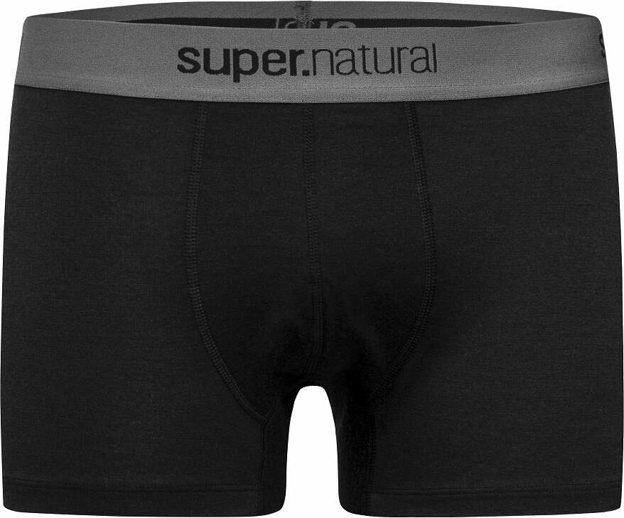 Super.natural Base Mid Boxer 175 Mens Jet Black