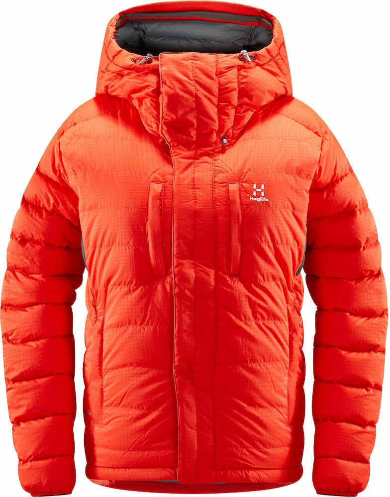 Haglöfs Reliable Down Hood Womens Zenith Red