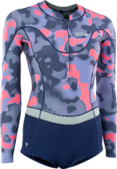 ION Amaze Hot Shorty 1.5 LS Front Zip Capsule Pink