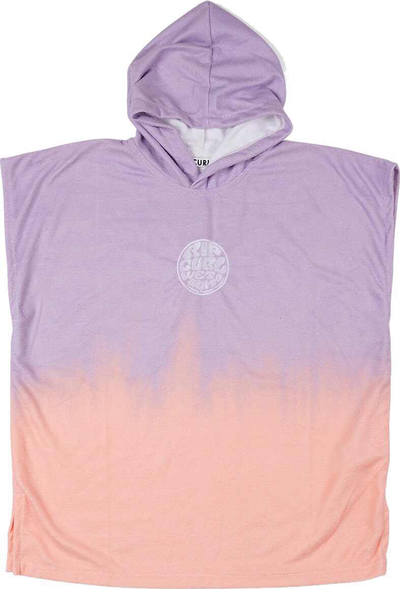 Rip Curl Dip Dye Hooded Towel-mini Girls Lilac