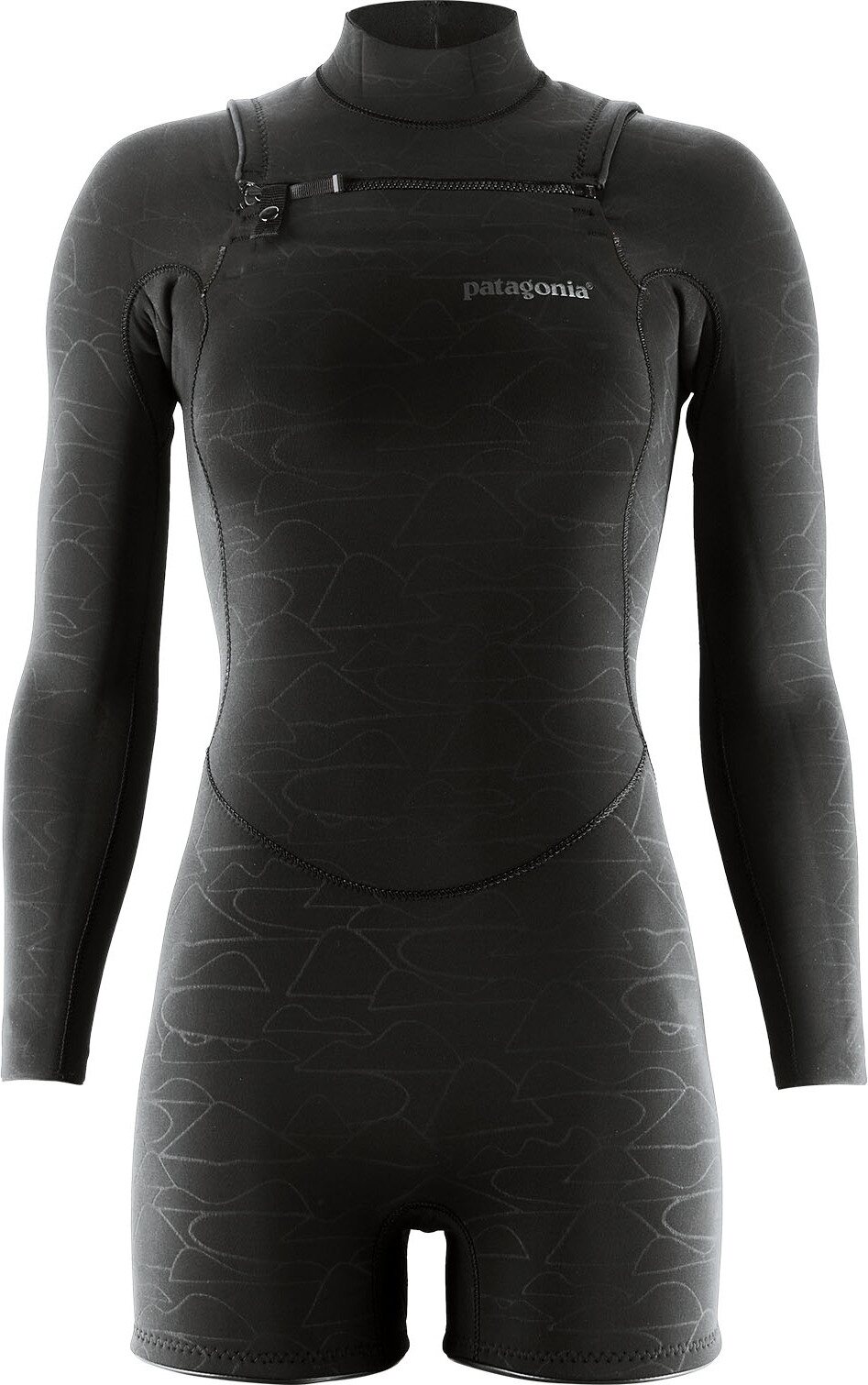 Patagonia R1 Lite Yulex Front-Zip Long-Sleeved Spring Suit Womens Black