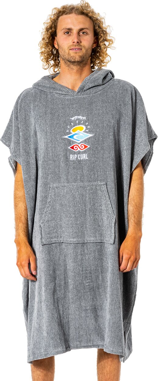 Rip Curl Icons Hooded Towel Grey