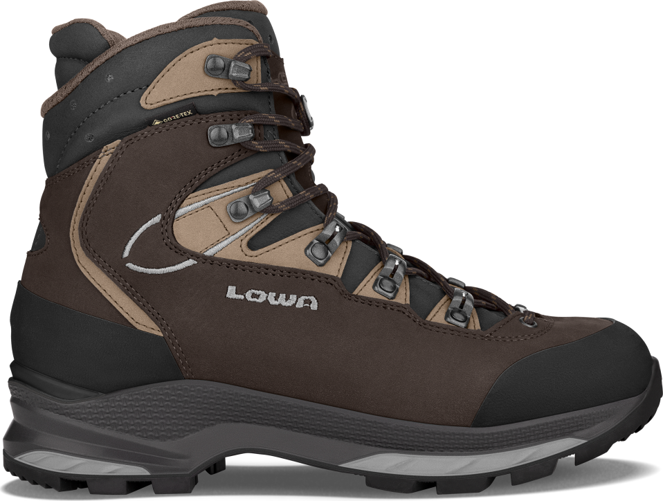 Lowa Mauria EVO GTX Womens Wide Dark Brown / Taupe