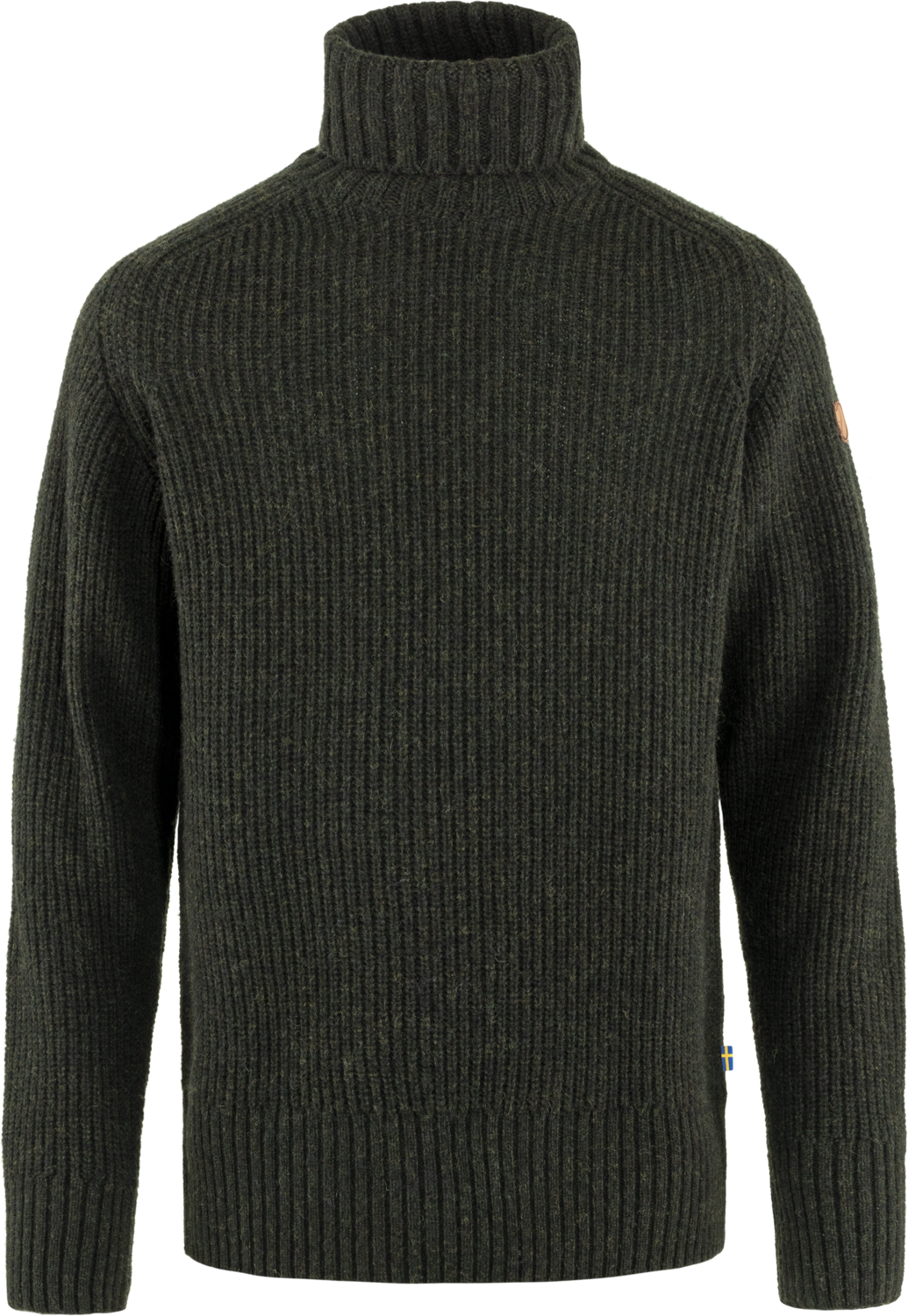 Fjällräven Övik Roller Neck Sweater Mens Dark Olive (633)