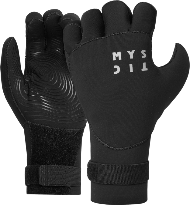 Mystic Roam Glove 3mm Precurved Black