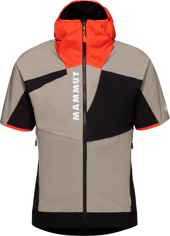 Mammut Aenergy IN Hybrid Hooded Vest Mens Safari-Black