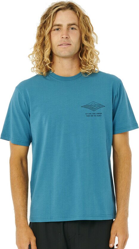 Rip Curl Vaporcool Line Up Tee Mens Ocean