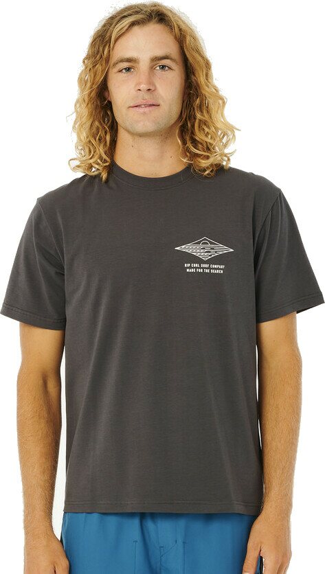 Rip Curl Vaporcool Line Up Tee Mens Washed Black