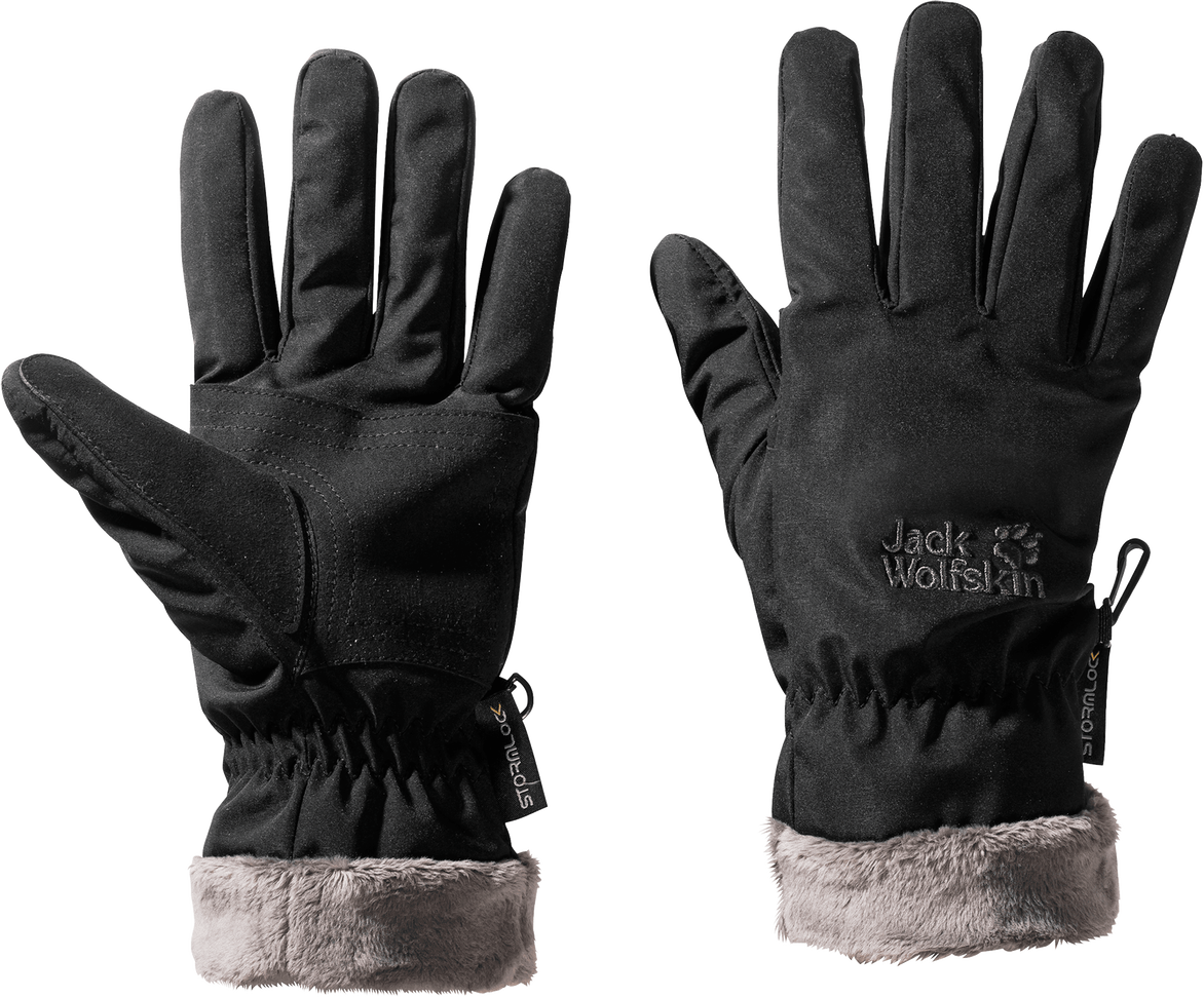 Jack Wolfskin Stormlock Highloft Glove Womens Black