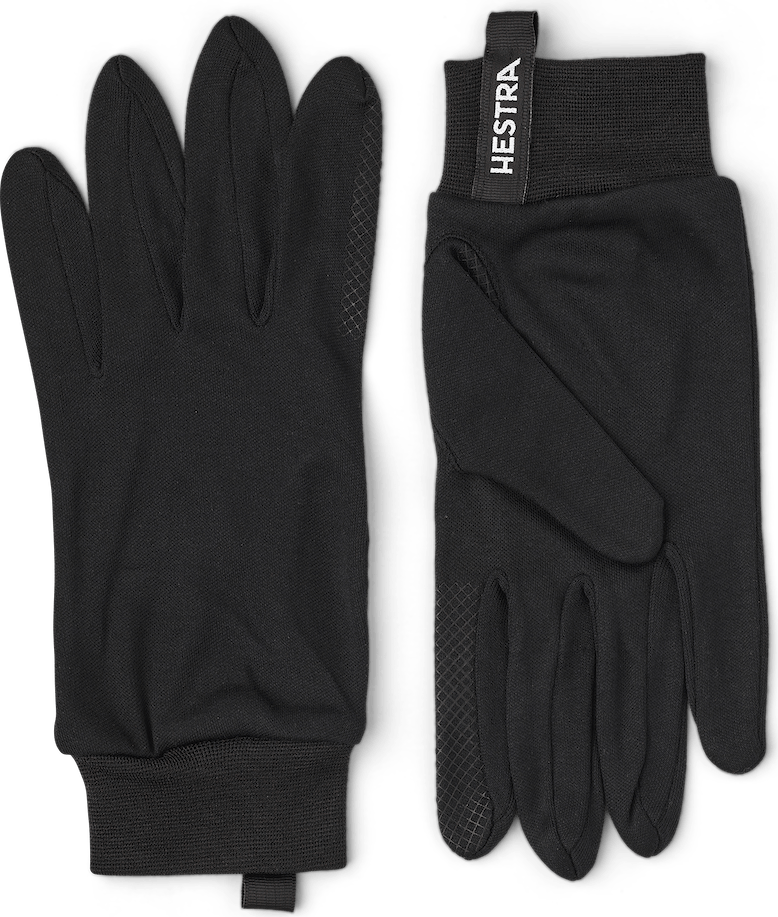 Hestra Silk Liner Touch Point Black