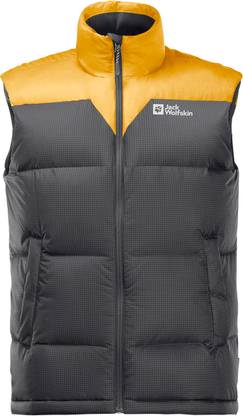 Jack Wolfskin DNA Tundra Down Vest Mens Burly Yellow XT