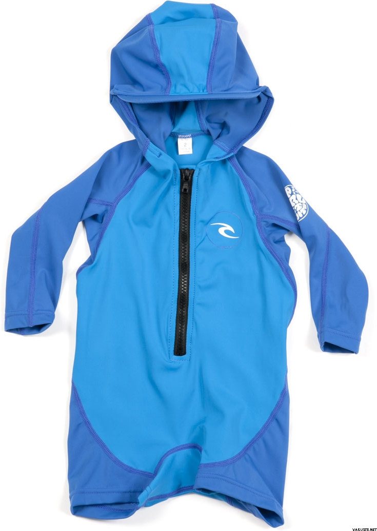Rip Curl Kids UV L/SL Peaked Spring Vaalean Sininen/Sininen