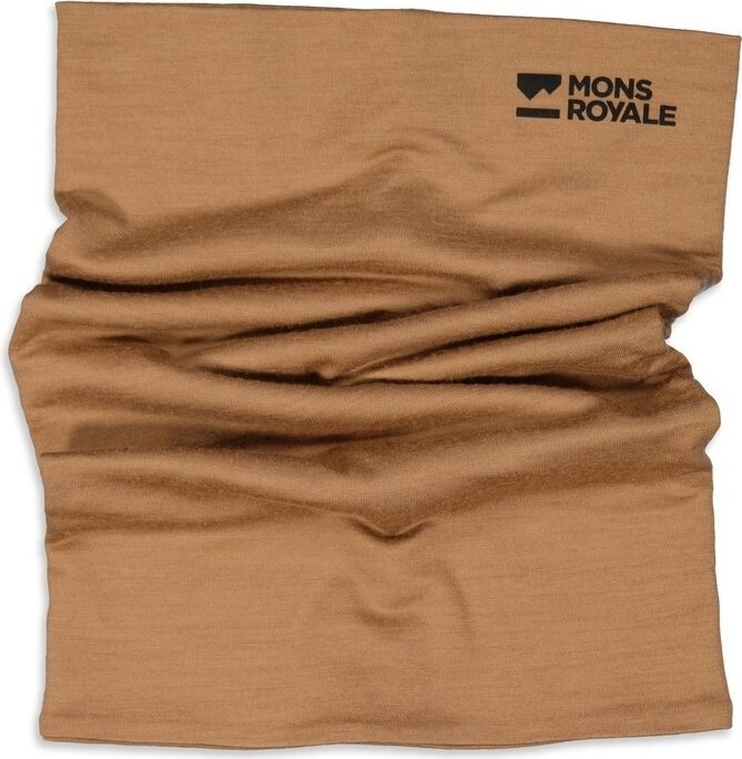 Mons Royale Double Up Neckwarmer Toffee