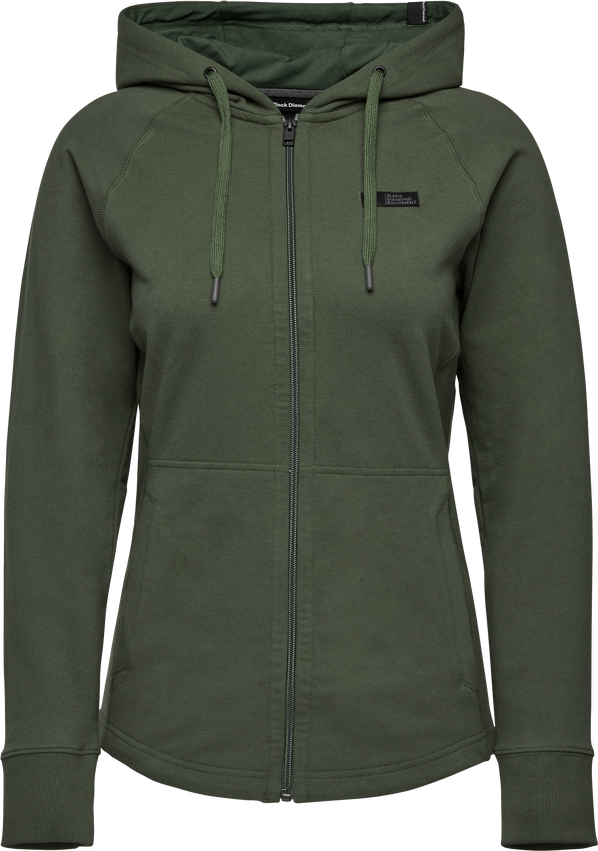 Black Diamond Rise and Climb Full Zip Hoody Womens Tundra