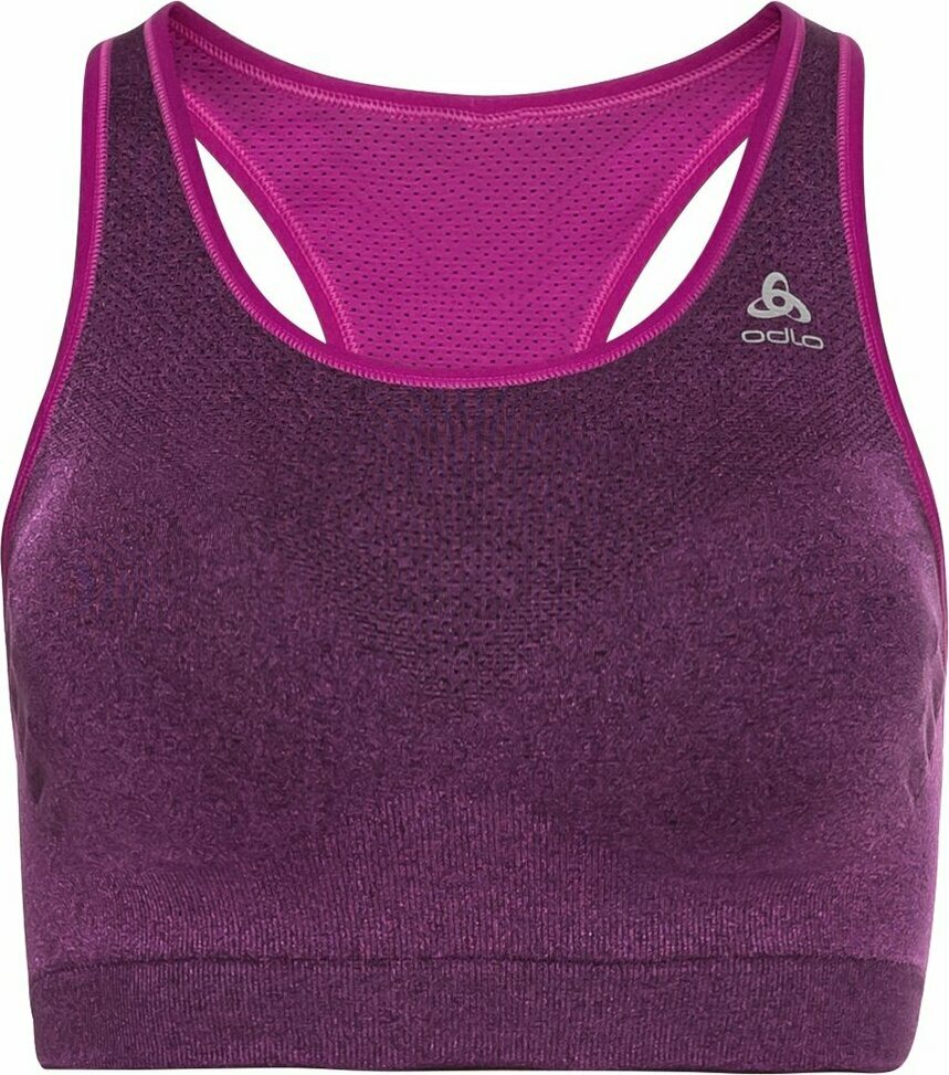 Odlo Seamless Medium Ceramicool Sport Bra Festival / Fuchsia Melange