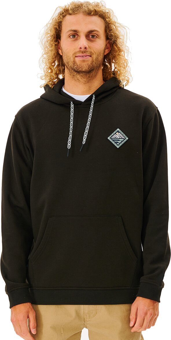 Rip Curl Anti Series Journey Hooded Fleece Mens Black