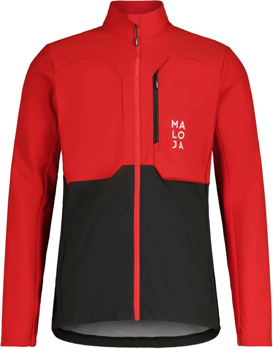 Maloja EuleM. Nordic Hybrid Softshell Jacket Mens Moonless Deep Sunset