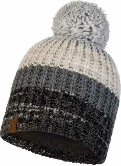 Buff Knitted Hat Alina Grey