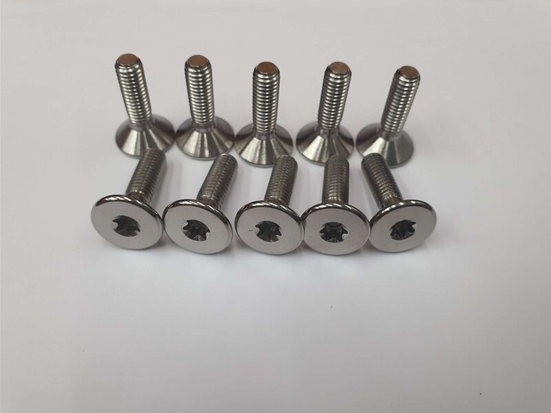 Ozone Screws for Hydrofoil M6 countersunk 24mm x 10 large head