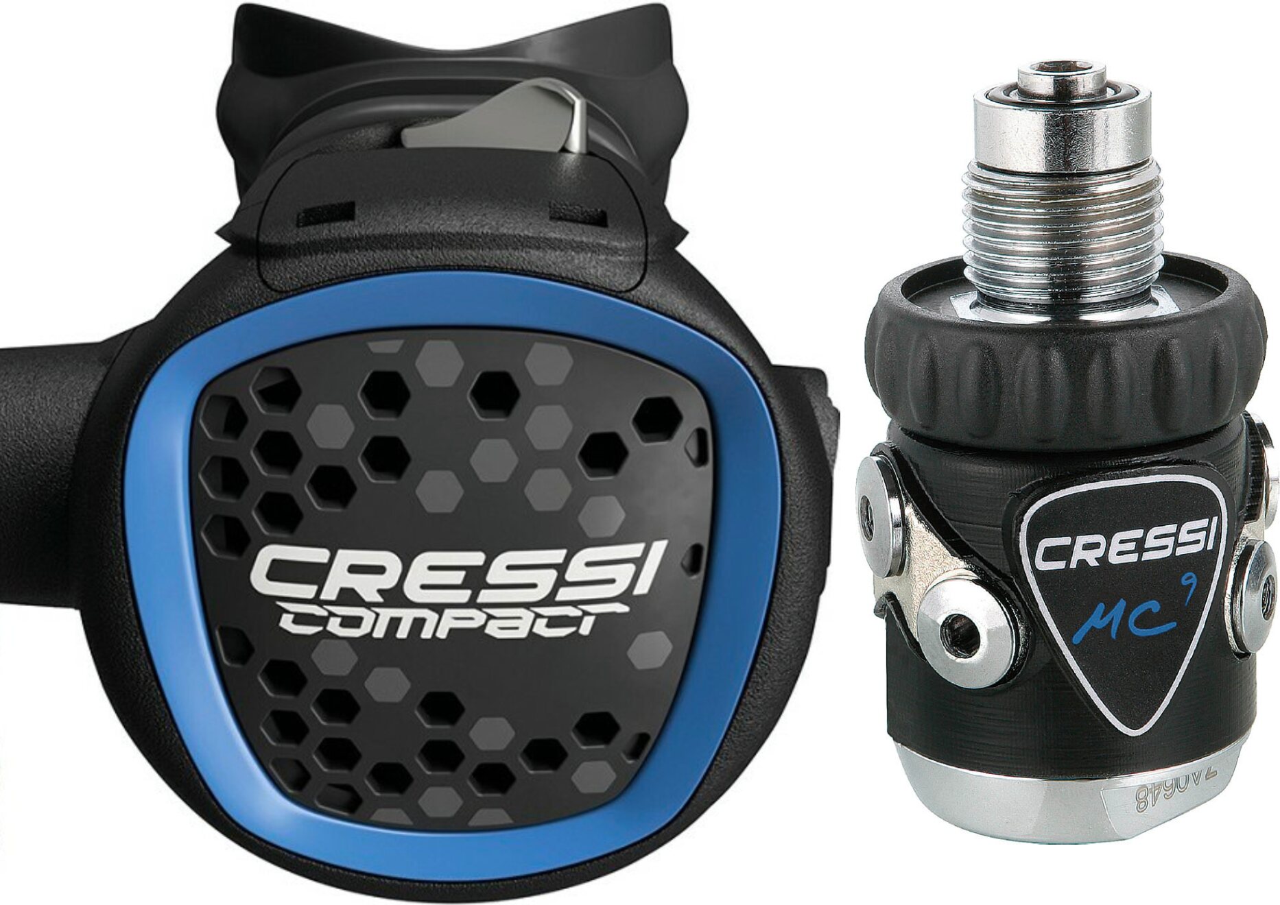 Cressi MC9/Compact DIN Regulator Blue