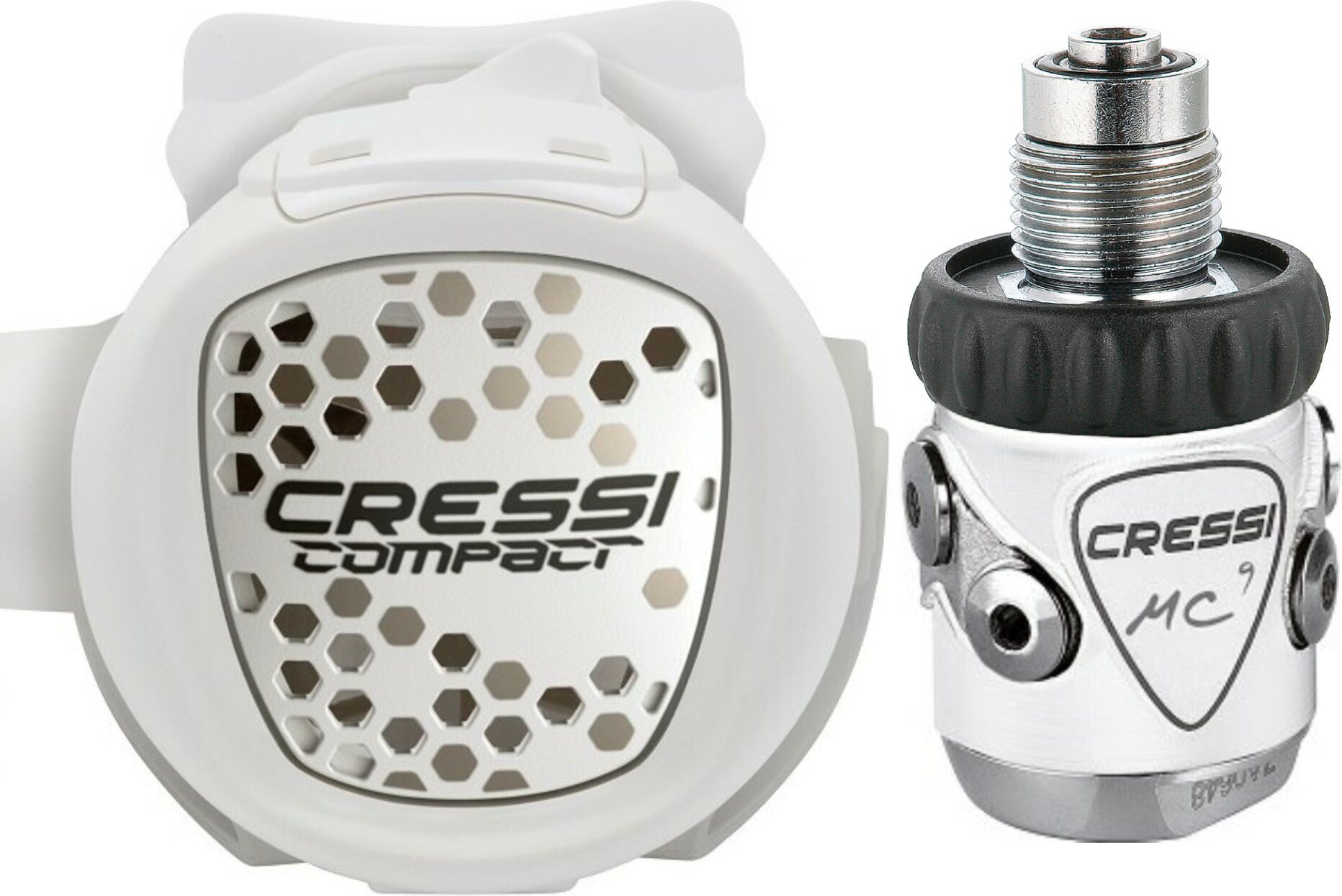 Cressi MC9/Compact DIN Regulator White