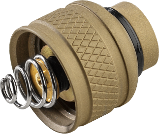 Surefire Scout Light® Rear Cap Replacement rear cap assembly for Scout Lights - does not include ST07 tape switch Tan