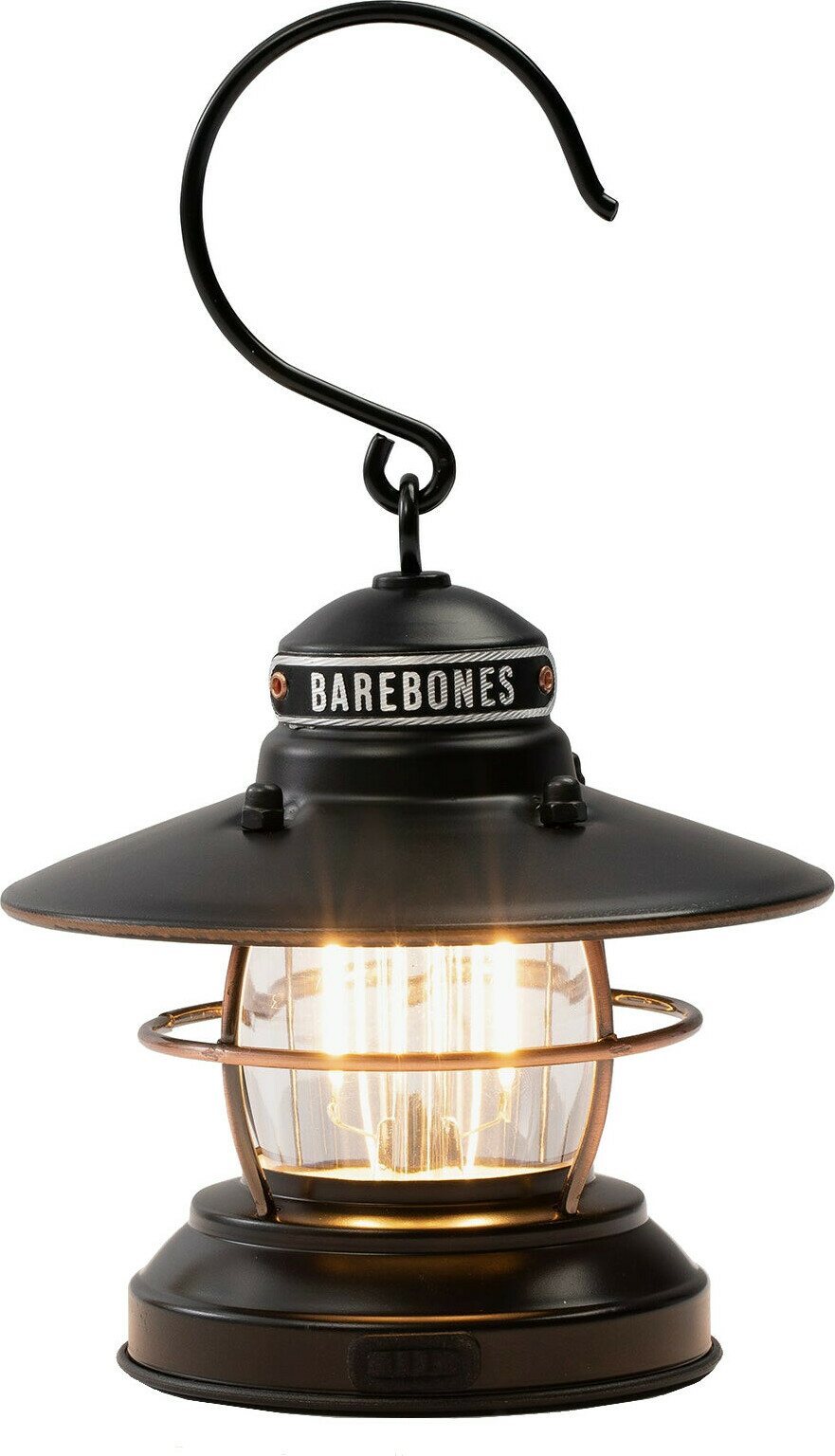 Barebones Mini Edison Lantern Antique Bronze