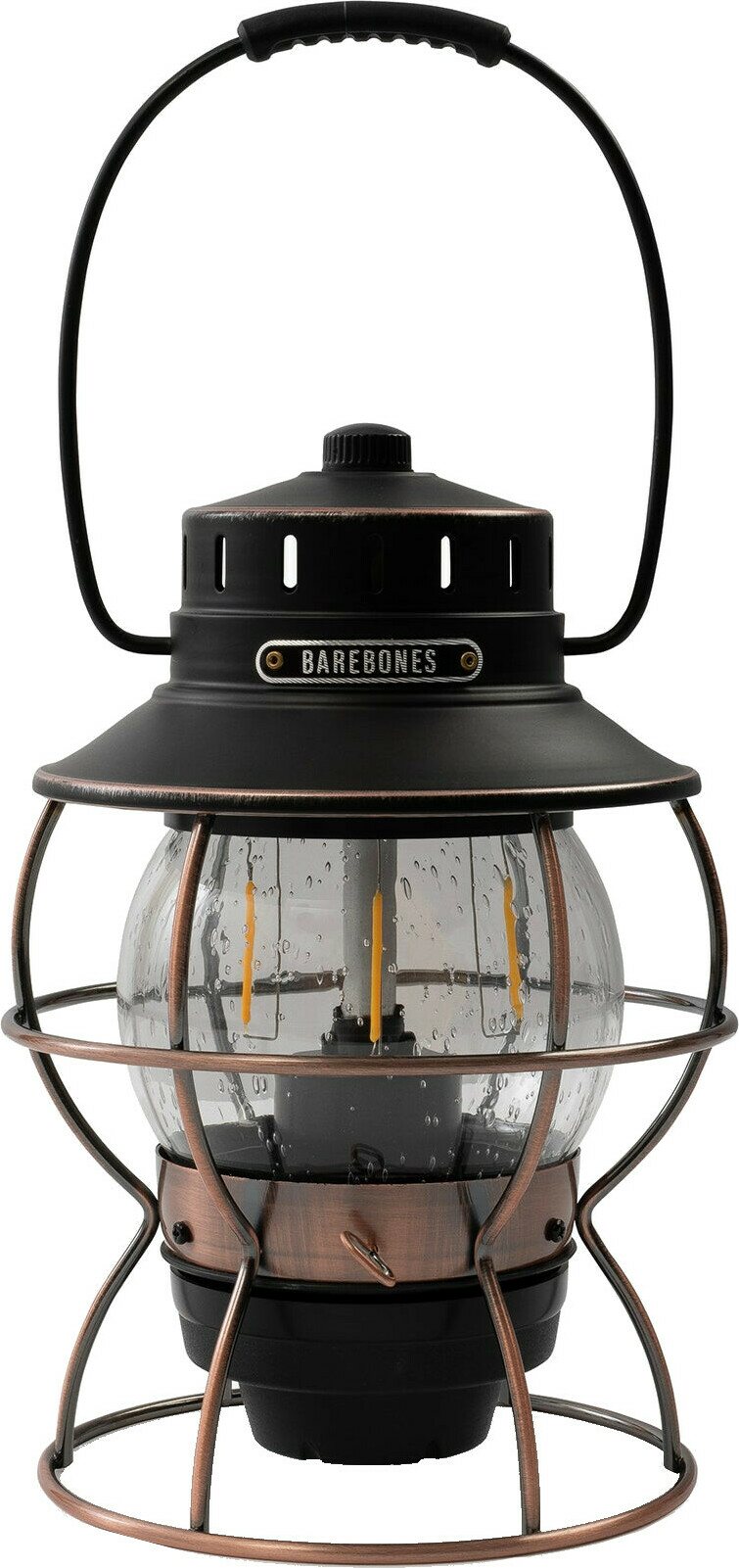 Barebones Railroad Lantern Antique Bronze