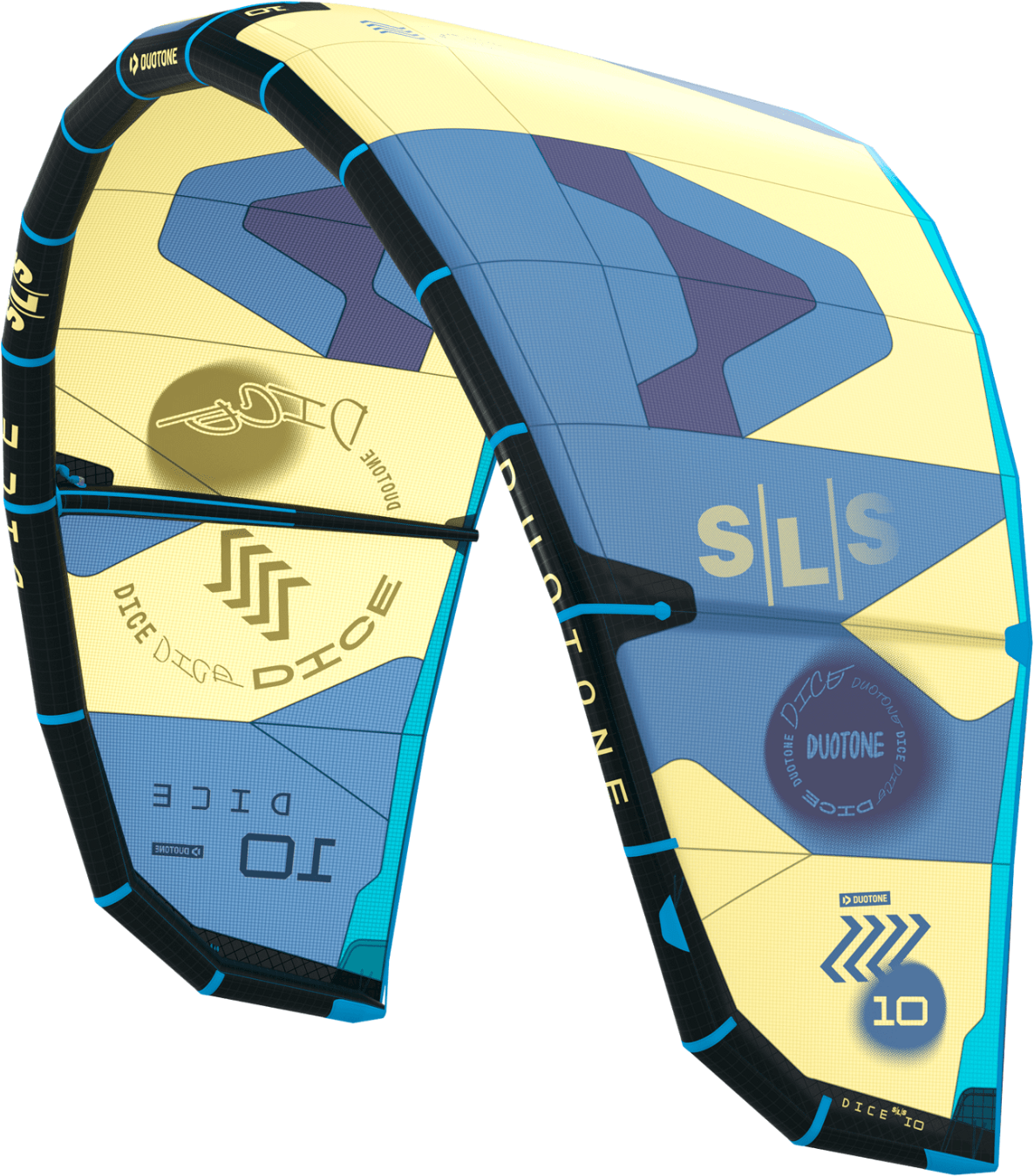 Duotone Dice SLS 7.0 Kite Only C02:vanilla/blue