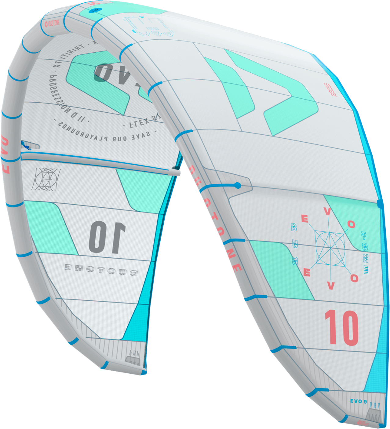 Duotone Evo 10.0 Kite Only C12:light-grey