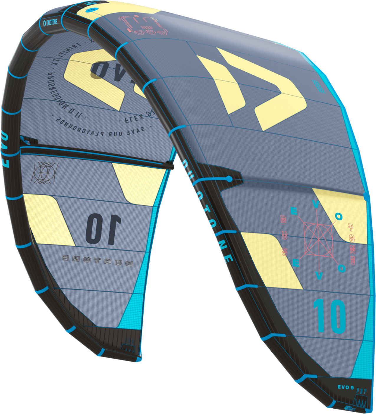 Duotone Evo 10.0 Kite Only C14:dark-grey