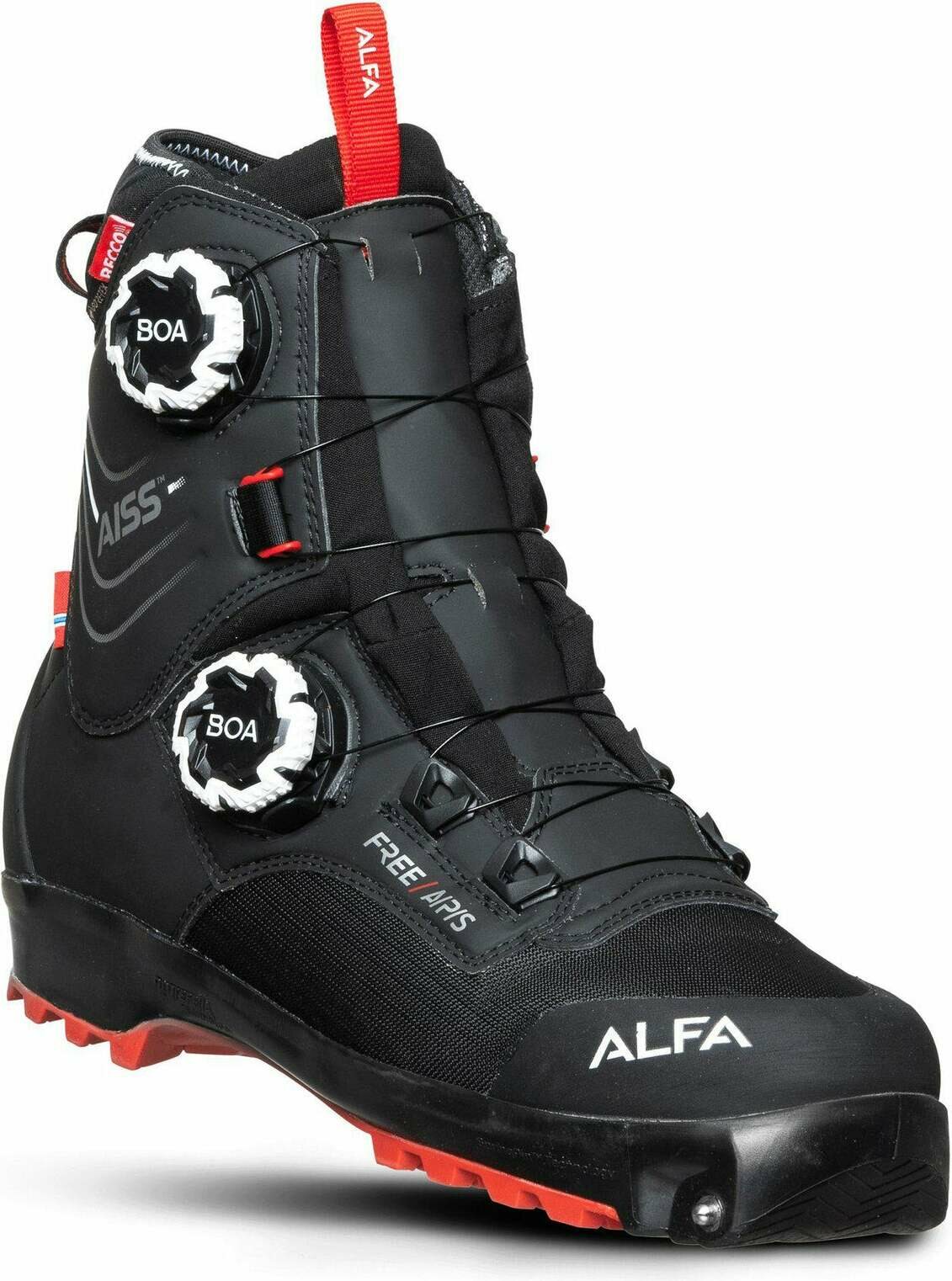 Alfa Free A/P/S GTX Womens (Rottefella Xplore System) Black
