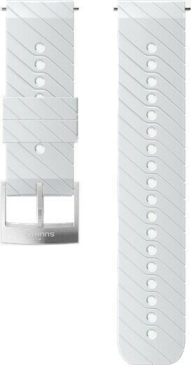 Suunto 24mm Athletic 3 Silicone Strap White Steel