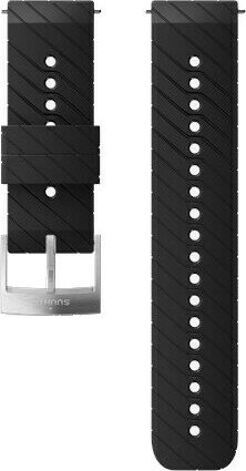 Suunto 24mm Athletic 3 Silicone Strap Black Steel