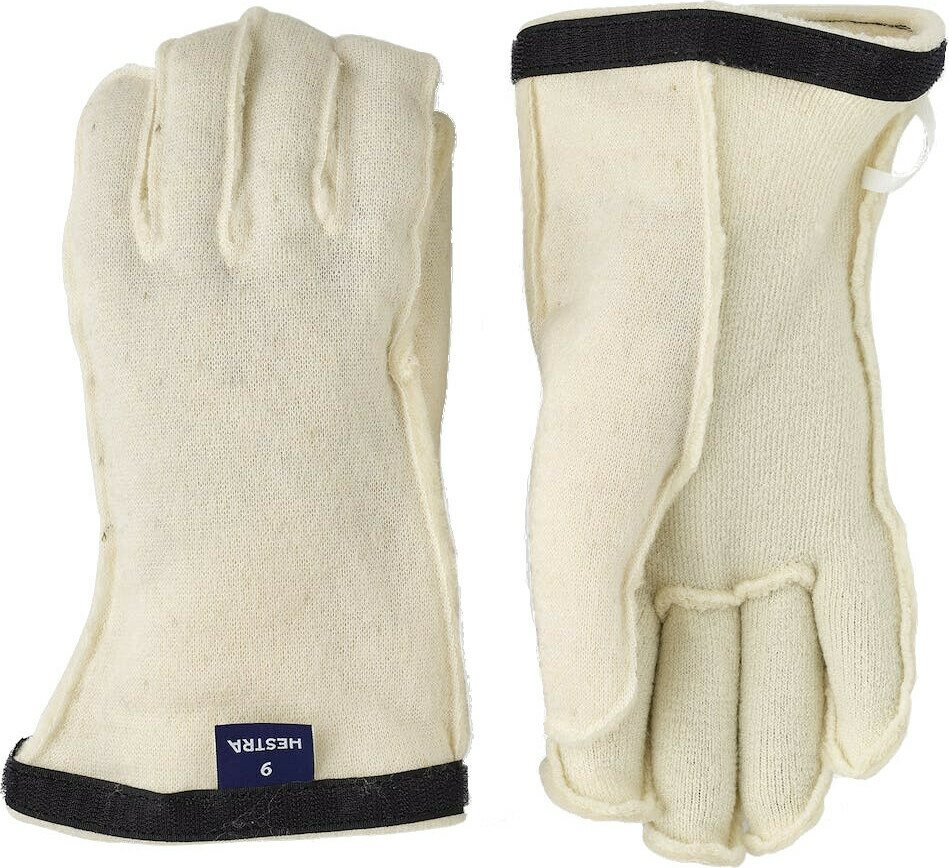 Hestra Heli Ski Wool Liner - 5 finger Offwhite