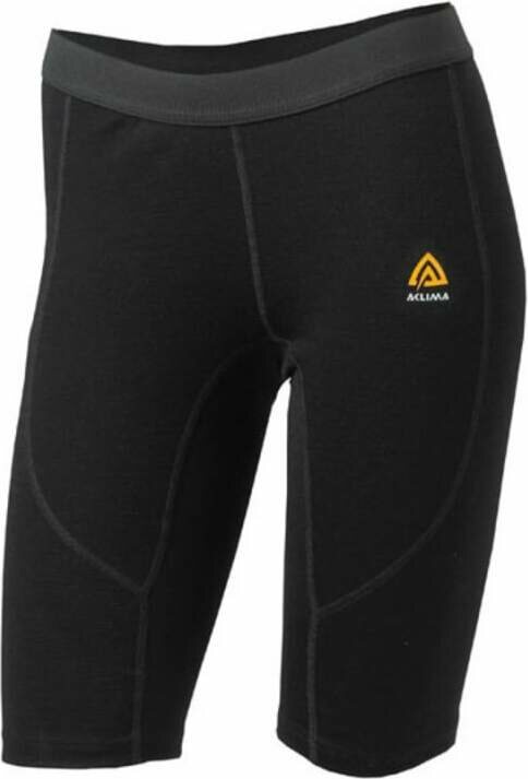 Aclima Warmwool Long Shorts Womens Black