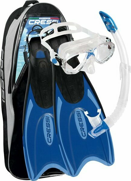 Cressi Palau Marea Snorkel Set Blue / Azure