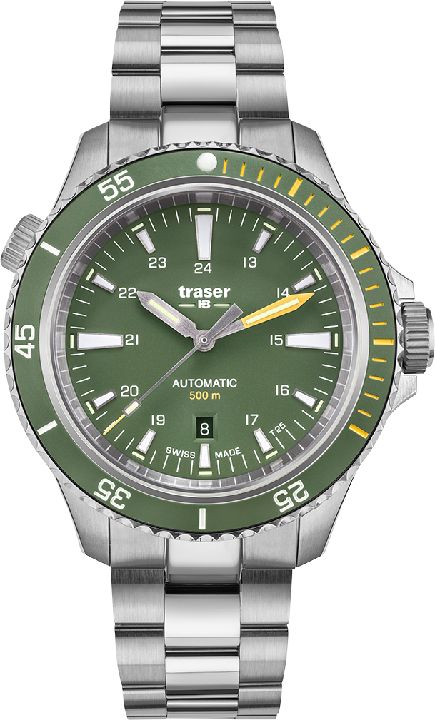 Traser P67 Diver Automatic Green Stainless steel